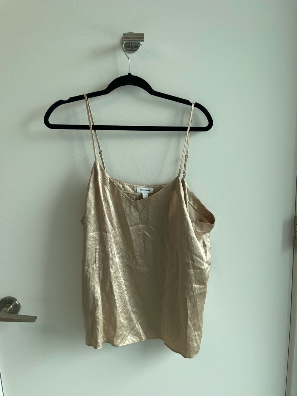Nordstrom Spaghetti Strap Tank Top - Champagne